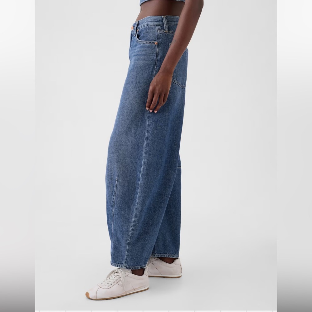NWT GAP High Rise Horseshoe Jeans in Dark Blue Indigo Denim - 28/6 R - Picture 3 of 10